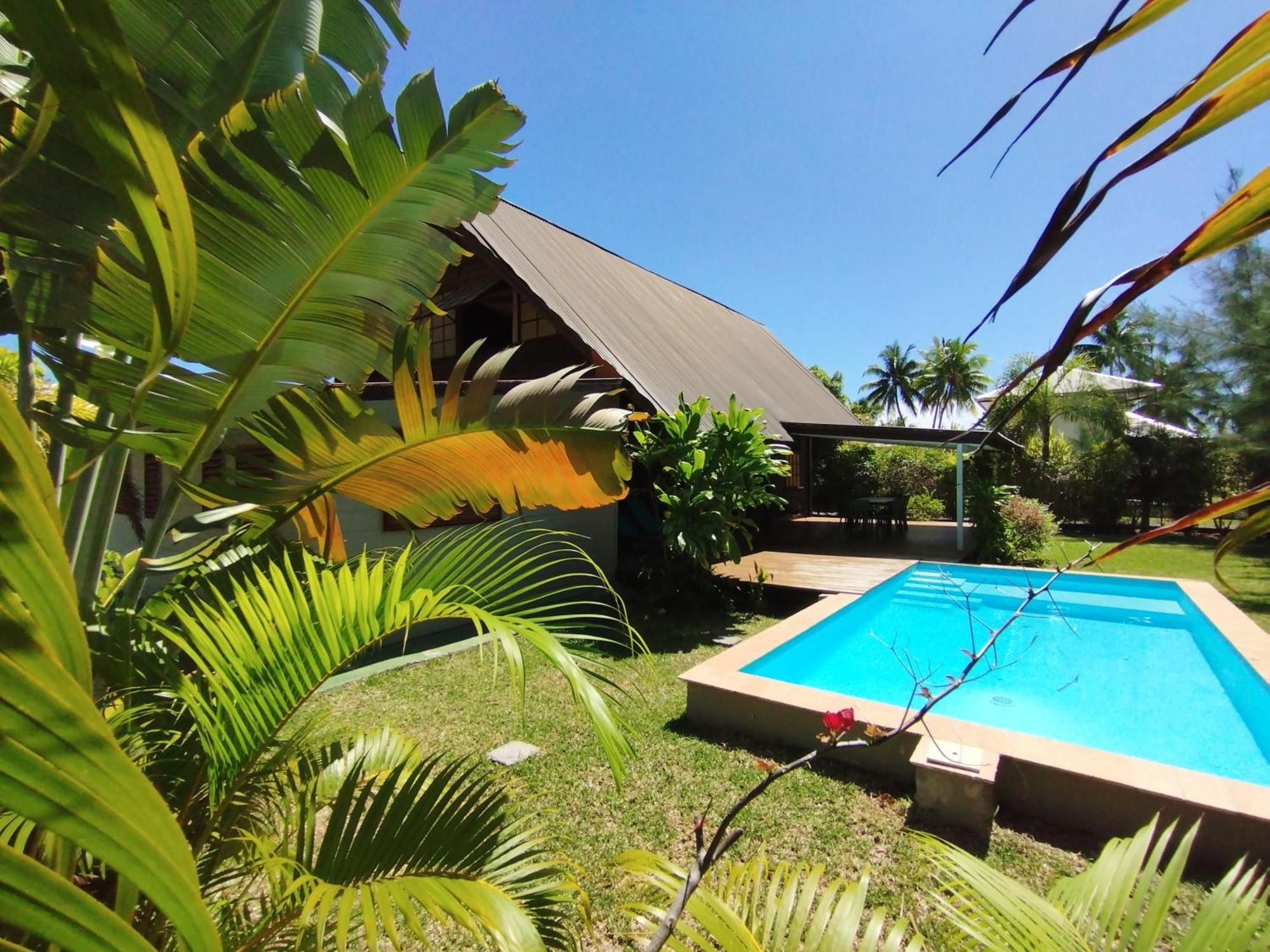 Moorea Pool & Lagoon House Villa ภายนอก รูปภาพ